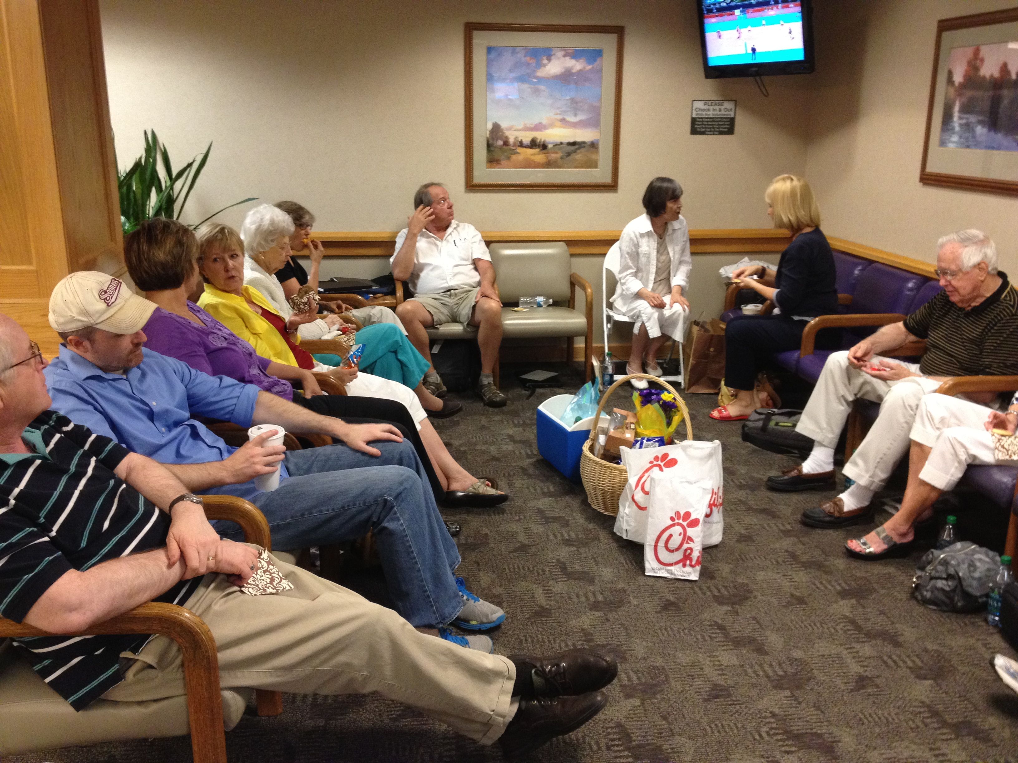 busy waiting room
